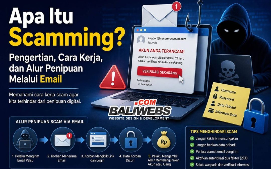 Apa Itu Scamming? Pengertian, Cara Kerja, dan Alur Penipuan Melalui Email