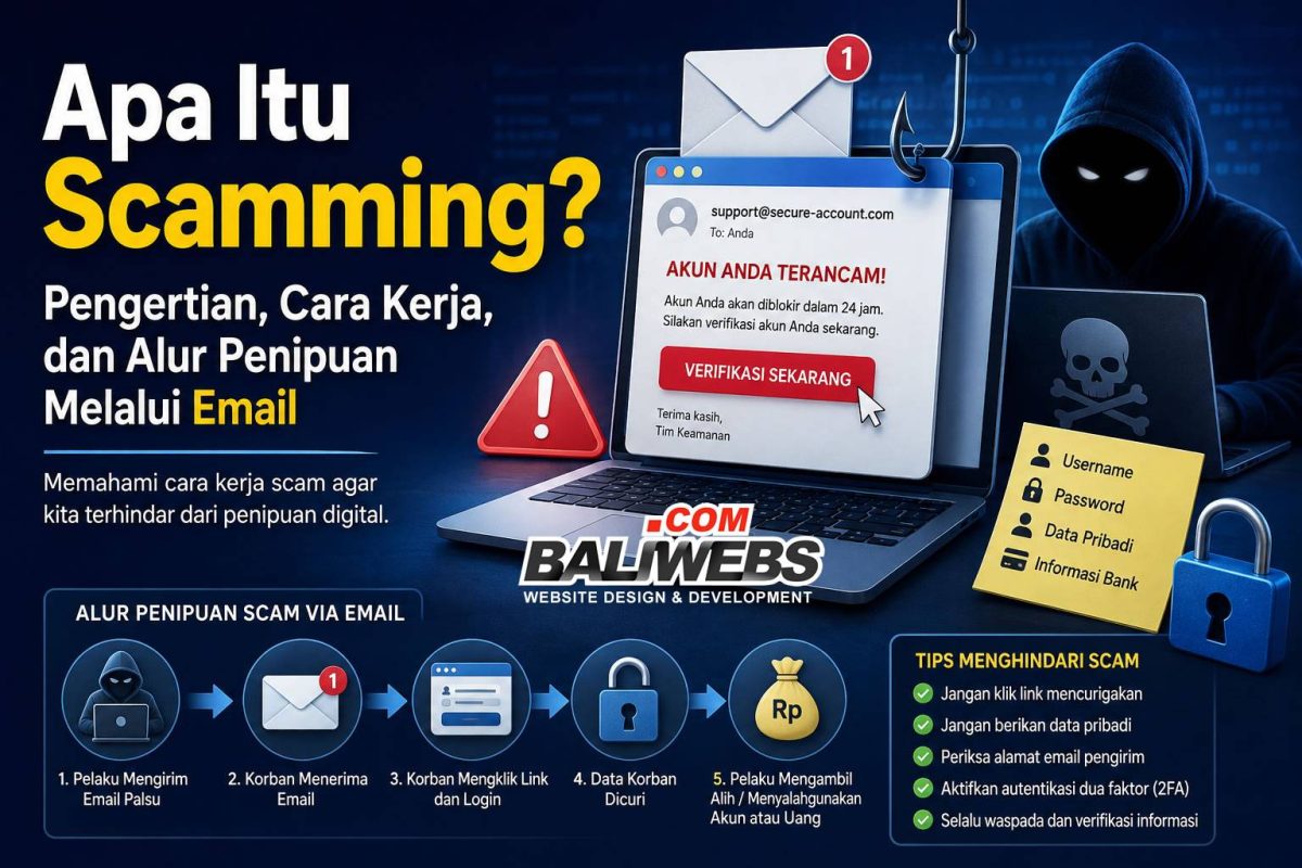 Apa Itu Scamming? Pengertian, Cara Kerja, dan Alur Penipuan Melalui Email